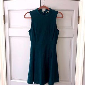 Adorable green brocade mini dress from Yumi Kim